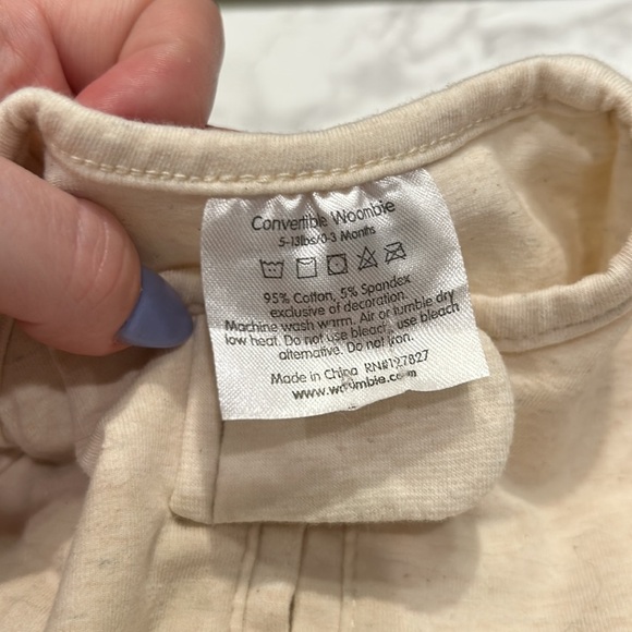 Woombie Beige Cream Convertible Swaddle - Picture 5 of 7